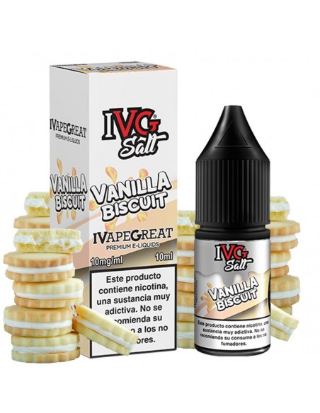 IVG Salt Vainilla Biscuit 10ml