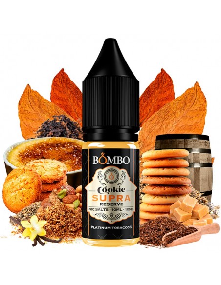 Bombo Cookie Supra Reserve Platinum Tobaccos Nic Salts 10ml