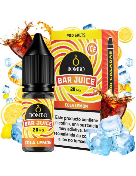 Bar Juice Nic Salt by Bombo Cola Lemon Ice 10ml