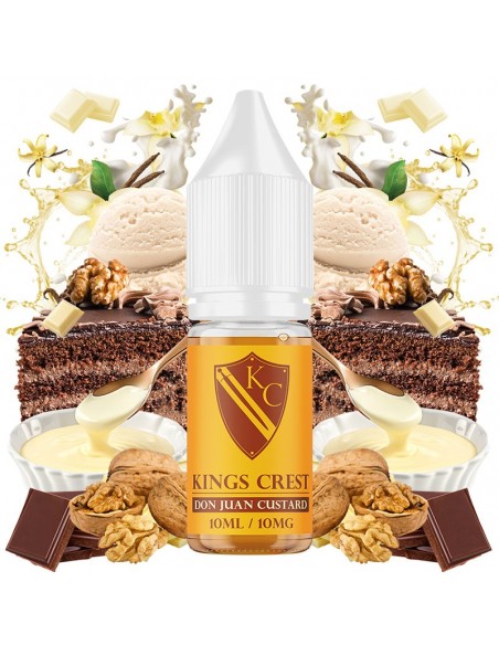 King Crest Don Juan Custard Salt 10 ml